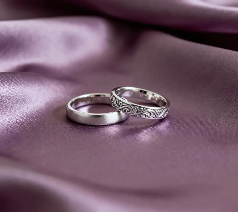 Rectangle 70678 (2) Silver Rings